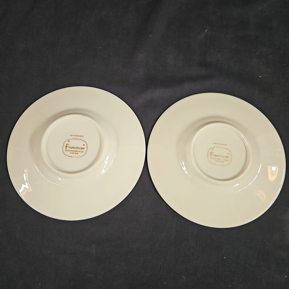 Franciscan Renaissance 6" Plates set of 2 - Picture 3 of 5
